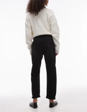 Topshop Mom-fit-Jeans met hoge taille