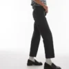 Topshop rechte Jeans met middelhoge taille