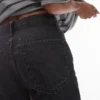 Topshop rechte Jeans met middelhoge taille