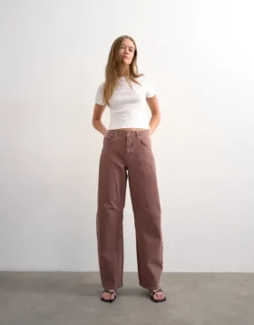 Tsbarrel High Rise Barrel Fit-Jeans