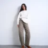 Tsbarrel jeans met hoge taille en barrel-pasvorm