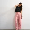 Tsbeate broek met hoge taille