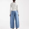 Tsbella High Rise Barrel Fit-Jeans