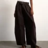 Tsbelle Mid Rise Barrel Fit-Jeans
