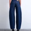 Tsbarrel High Rise Barrel Fit-Jeans