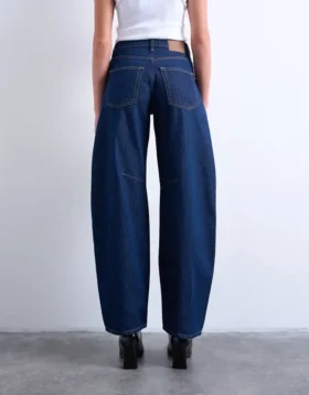 Tsbarrel High Rise Barrel Fit-Jeans