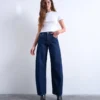 Tsbarrel High Rise Barrel Fit-Jeans