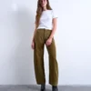 Tsbriana-jeans met superlage taille en wijde pijpen
