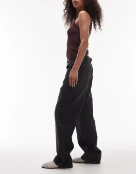 Tscinch-Jeans met lage taille en wijde pijpen