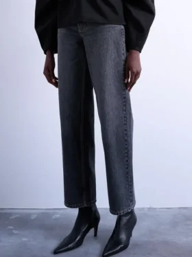 Tscinch-Jeans met lage taille en wijde pijpen