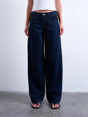 Tscinch-Jeans met lage taille en wijde pijpen