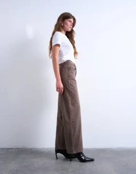 Tscinch-Jeans met lage taille en wijde pijpen