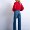 Tscinch-Jeans met lage taille en wijde pijpen