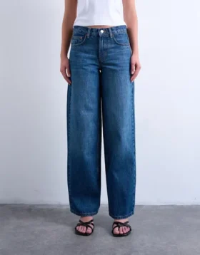 Tscinch-Jeans met lage taille en wijde pijpen