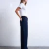 Tscinch-Jeans met lage taille en wijde pijpen