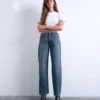 Tscolumn Mid Rise Straight Fit-Jeans