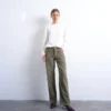 Tsember-jeans met lage taille en normale pasvorm