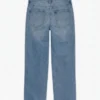 Tsember-jeans met lage taille en wijde pijpen
