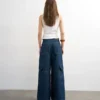 Tseva-jeans met middelhoge taille en wijde pijpen