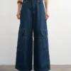Tseva-jeans met middelhoge taille en wijde pijpen