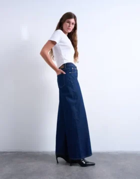 Tshorizon jeans met middelhoge taille en wijde pijpen