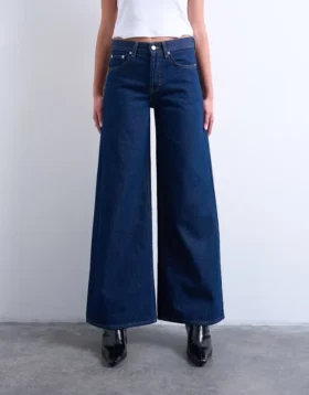 Tshorizon jeans met middelhoge taille en wijde pijpen