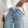 Tshorizon-Jeans met middelhoge taille en wijde pijpen