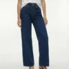 Tshorizon jeans met middelhoge taille en wijde pijpen
