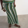 Tsingvild lange rok met hoge taille