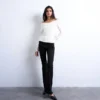 Tsjamie High Rise Flared Fit-Jeans
