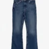 Tsjamie jeans met hoge taille en uitlopende pijpen