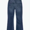Tsjamie jeans met hoge taille en uitlopende pijpen