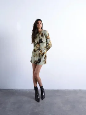 Tsjill midi-jurk