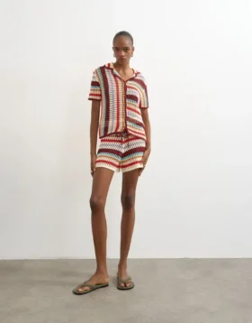 Tskaia gebreide Shorts
