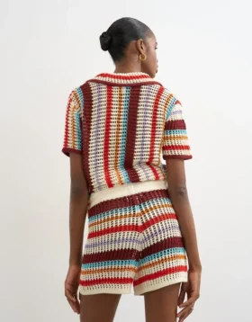 Tskaia gebreide Shorts