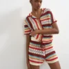 Tskaia gebreide Shorts
