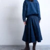 Tsleah lange rok met hoge taille