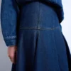 Tsleah lange rok met hoge taille