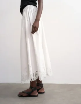 Tslina lange rok met middelhoge taille