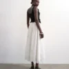 Tslina lange rok met middelhoge taille