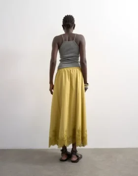 Tslina lange rok met middelhoge taille