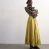 Tslina lange rok met middelhoge taille
