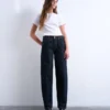 Tslowrie jeans met lage taille en baggy pasvorm
