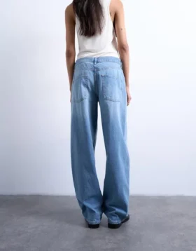 Tslowrie jeans met lage taille en baggy pasvorm