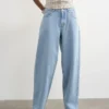 Tslowrie jeans met lage taille en baggy pasvorm