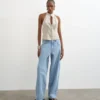 Tslowrie jeans met lage taille en baggy pasvorm