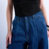 Tsmari-Jeans met hoge taille en wijde pijpen