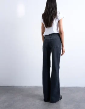 Tsmarie-Jeans met middelhoge taille en uitlopende pijpen