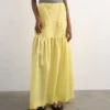 Tsmarya lange rok met hoge taille
