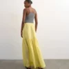 Tsmarya lange rok met hoge taille